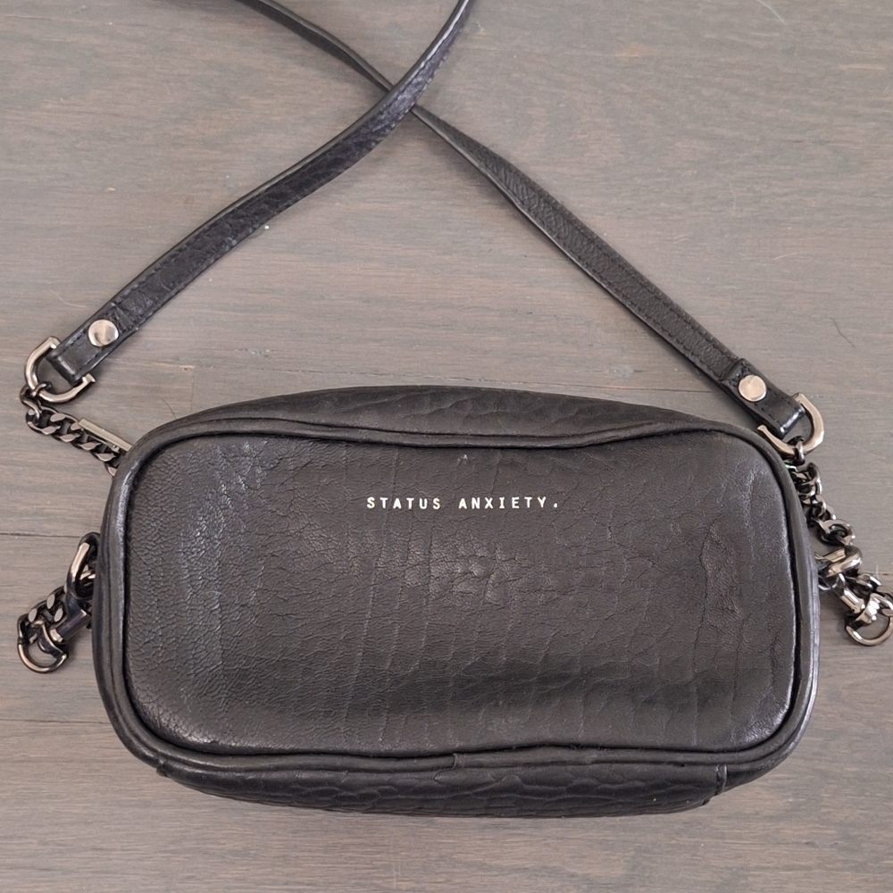 Status Anxiety Pebbled Leather Bag Crossbody